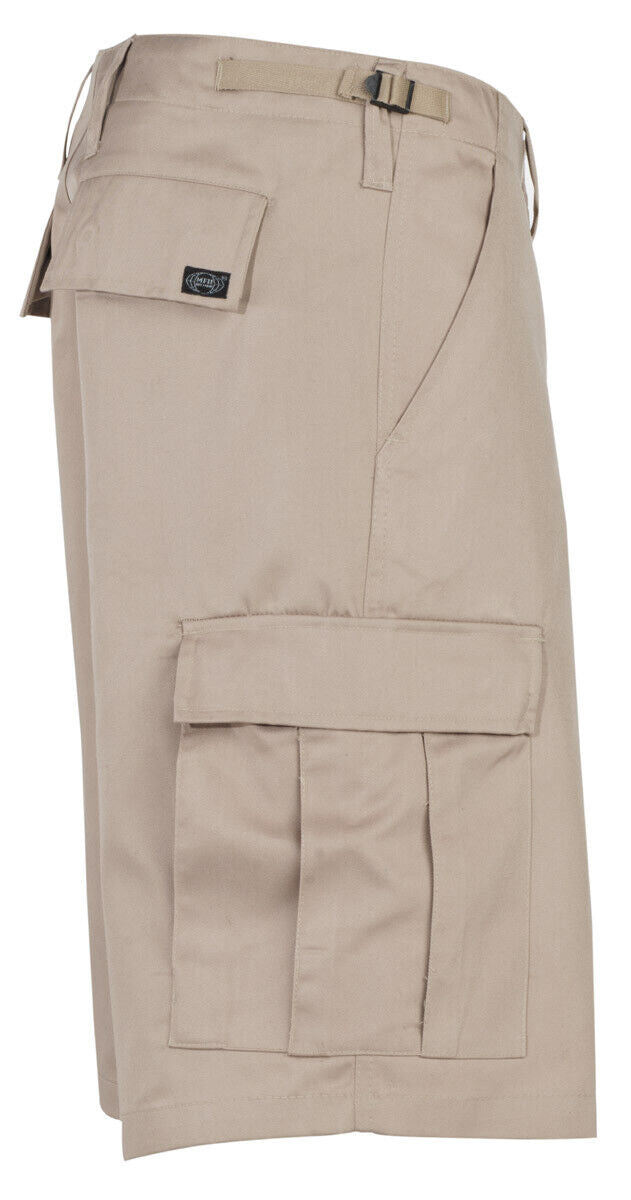 US Shorts Bermuda Shorts Men's Military Army BDU Khaki Leg Pockets