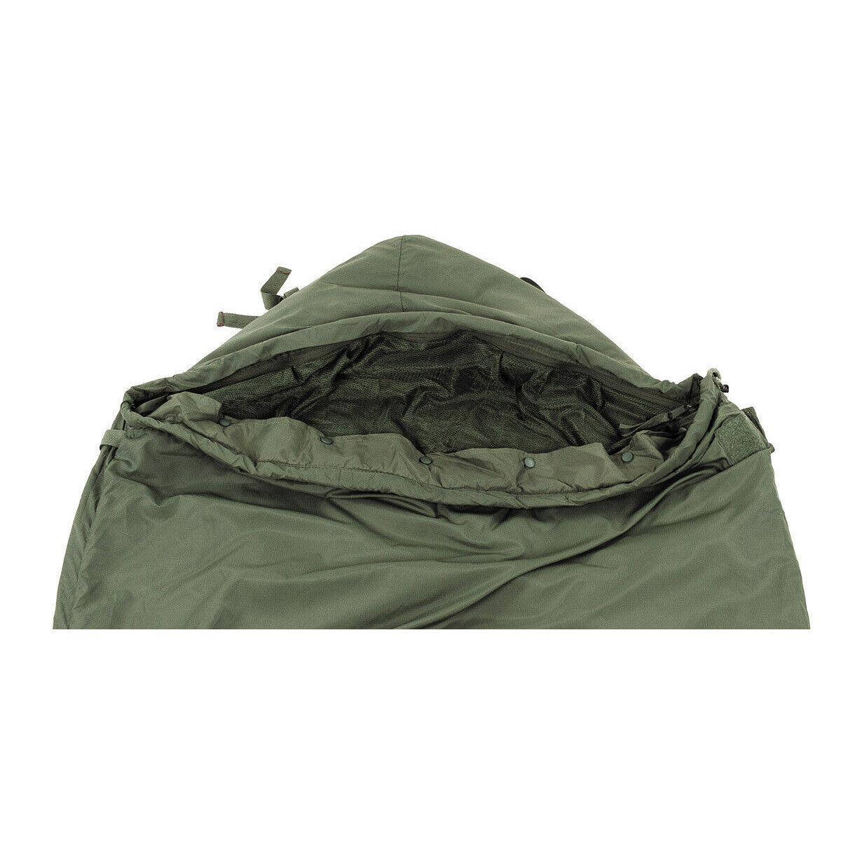 Original British Army Military GB Sleeping Bag OD Green Light Weight Used
