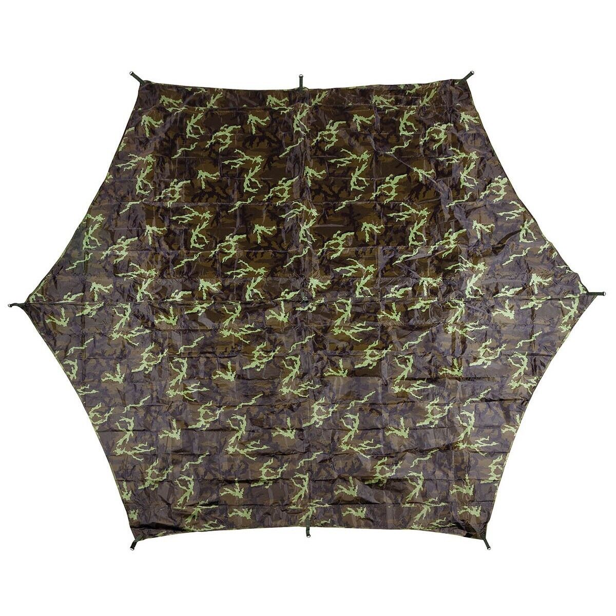 MFH Tarpaulin Hexagon-tarp M95 Czech Camo Ca. 340 X310 Cm M95