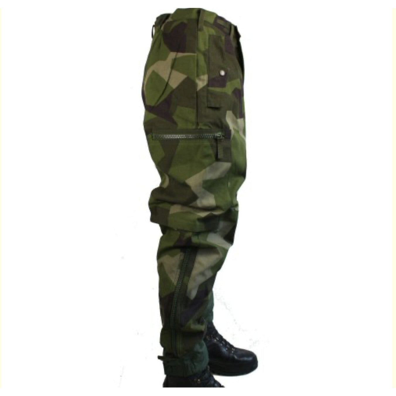 Original Swedish Army M90 Pants Splinter Genuine Trousers Camo Field BDU New