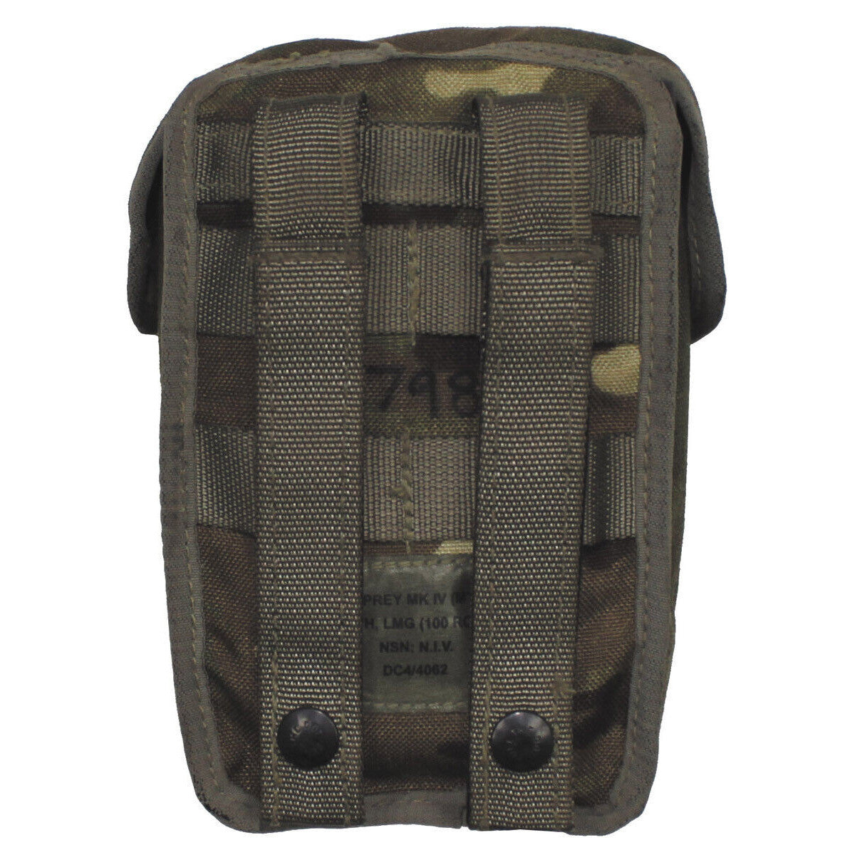 GB Original Military Army Round Pouch LMG 100 Osprey MK I MTP New