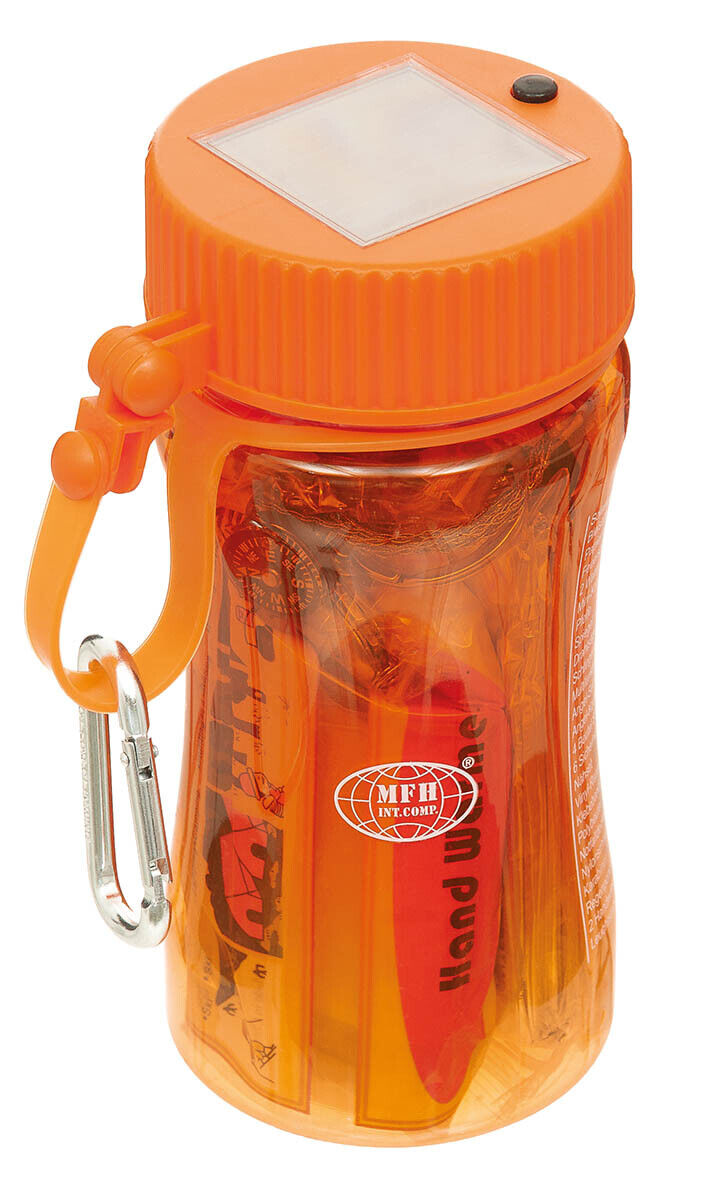 Survival Kit Emergency Extreme 34-Part With Solar Lamp Waterproof