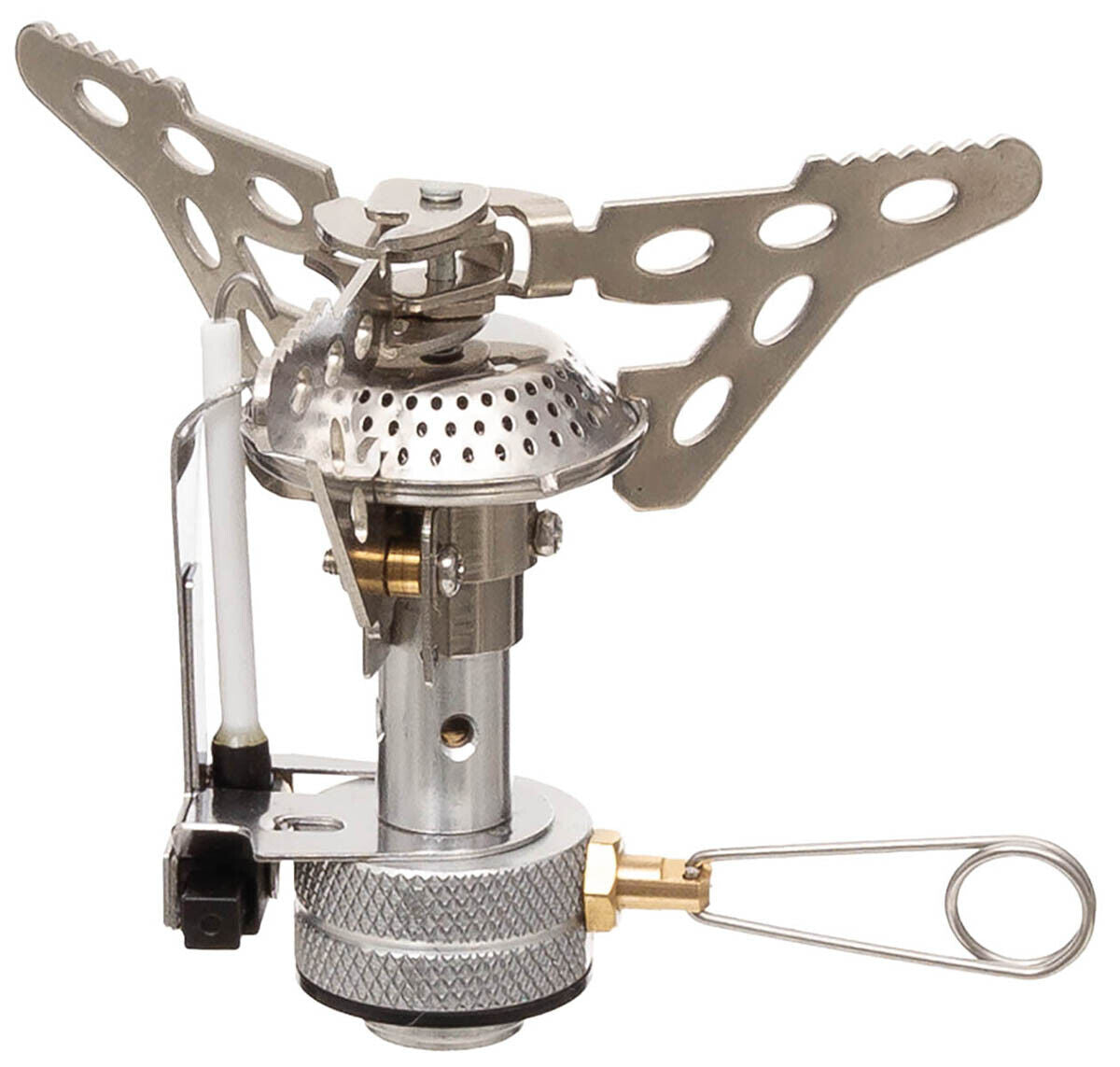 Fox Outdoor foldable stainless steel camping stove with piezo ignition
