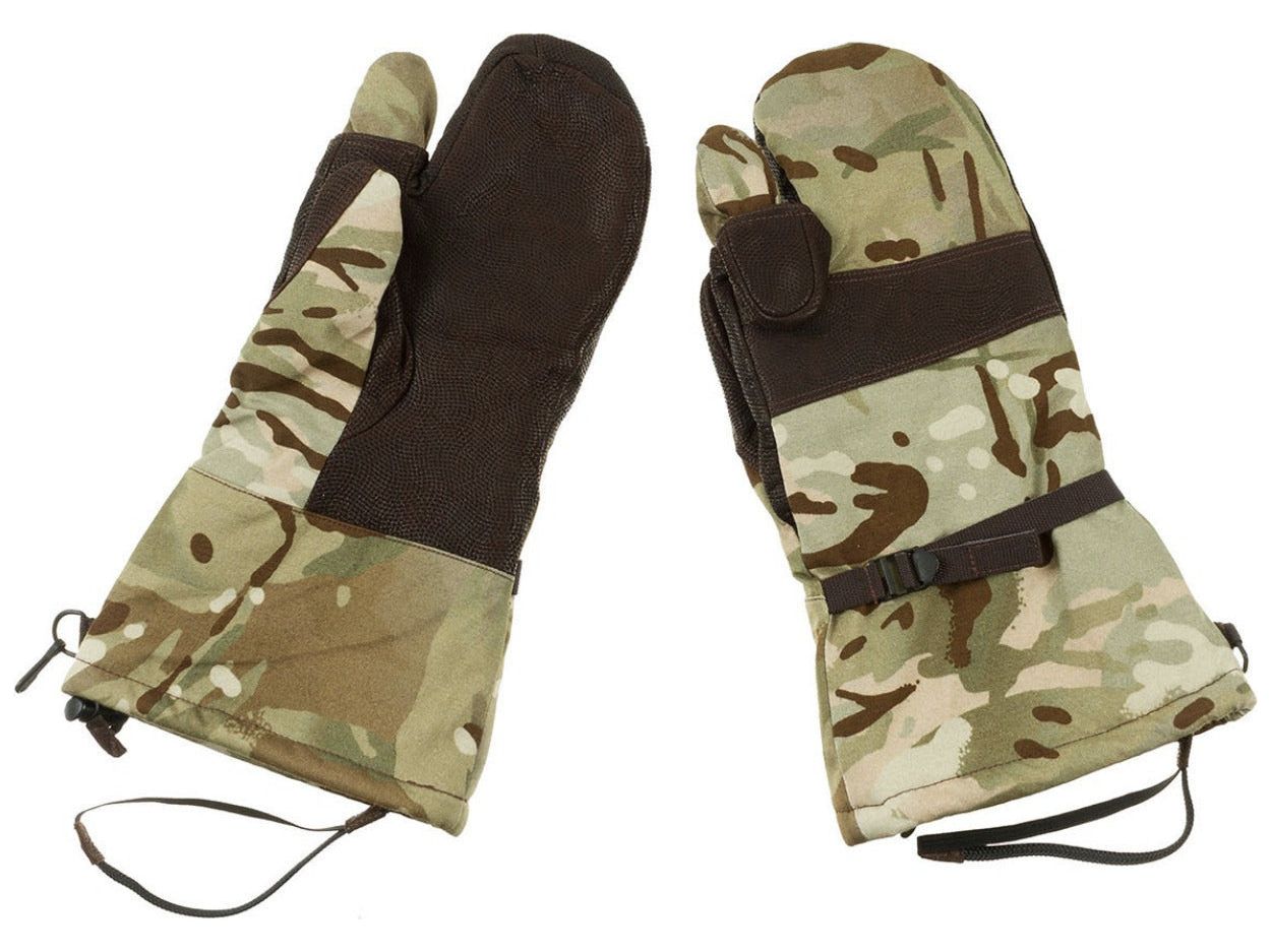Original British Army GB Mittens MTP Camo Gore-tex Trigger Finger Waterproof