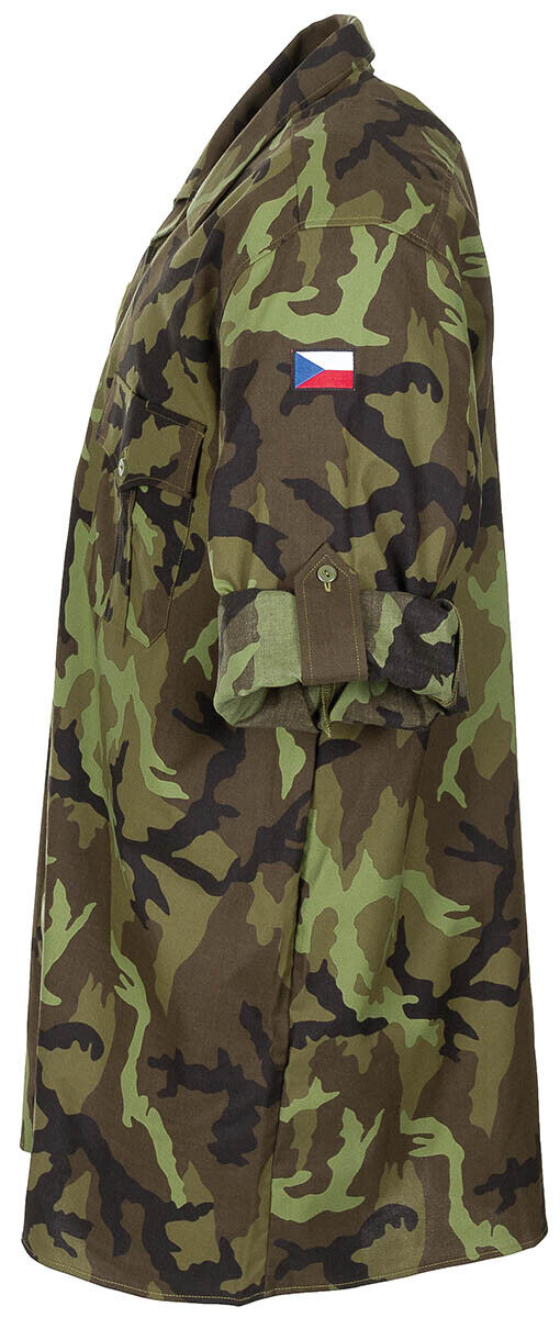 Original Czech Army Shirt Long Sleeves M95 Czech Camo M95 – Like New