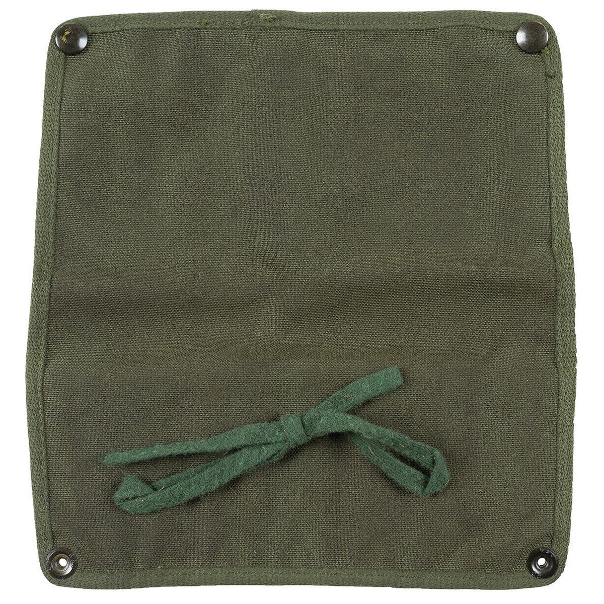 Original British Army Military GB Bag For Gun Cleaning Set Canvas, OD Green Used
