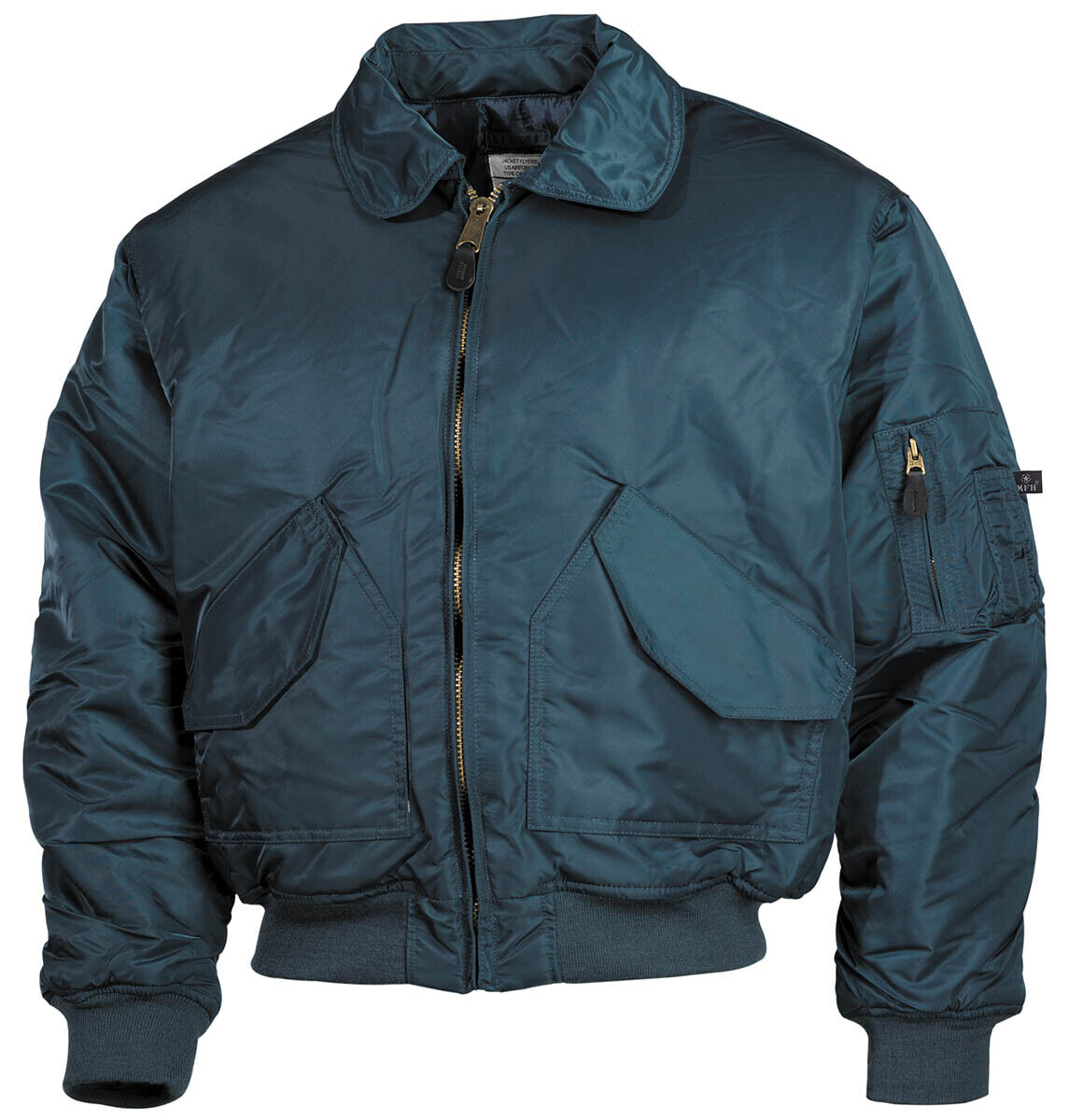 US Air Forces Military CWU Flight Bomber Tactical Men's Pilot Jacket Navy Blue