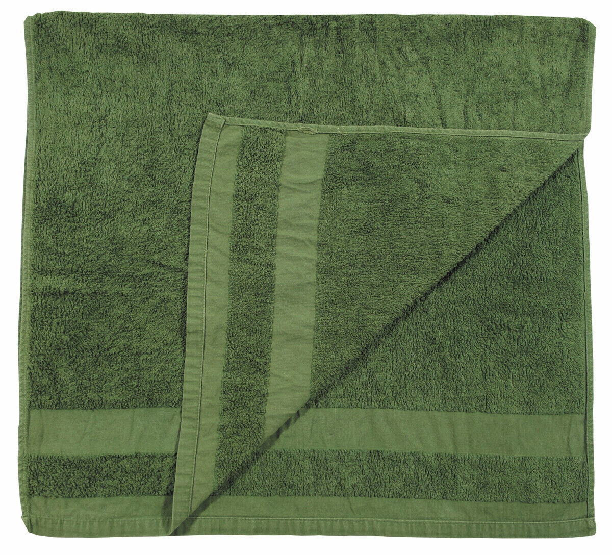 Original British Army Towel Green 110x60 Cm – Used