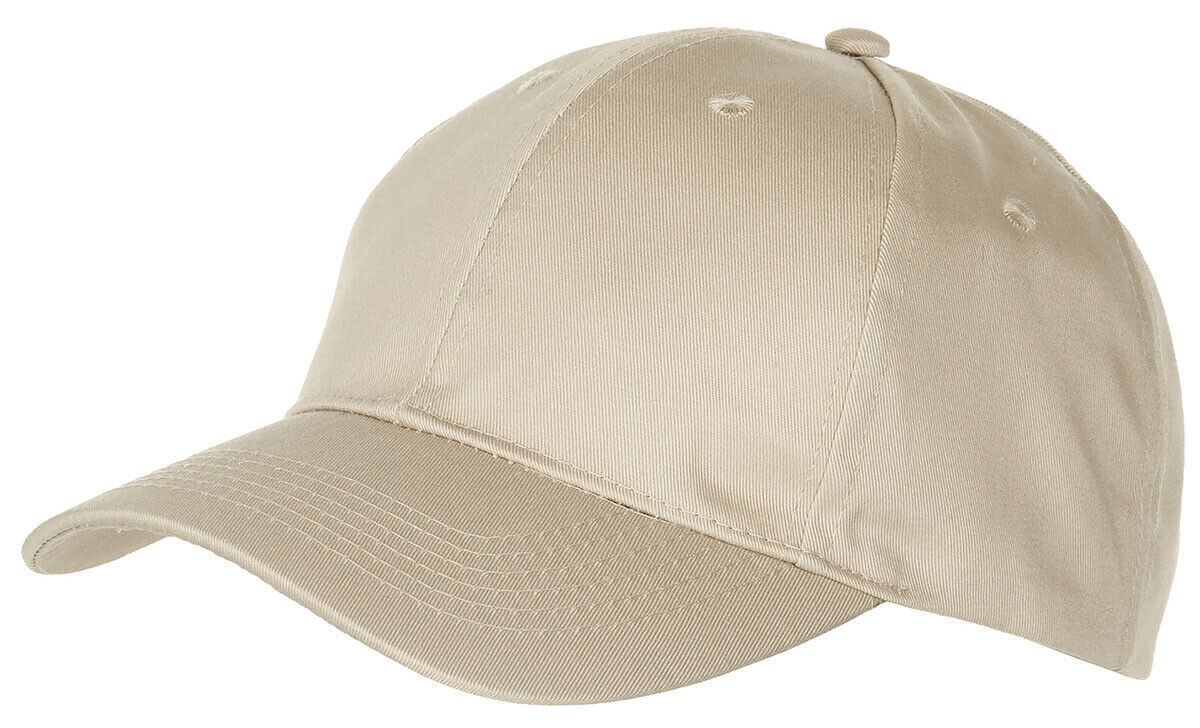 US Army Military Field Outdoor Cap With Loop Panels Khaki, Size-adjustable