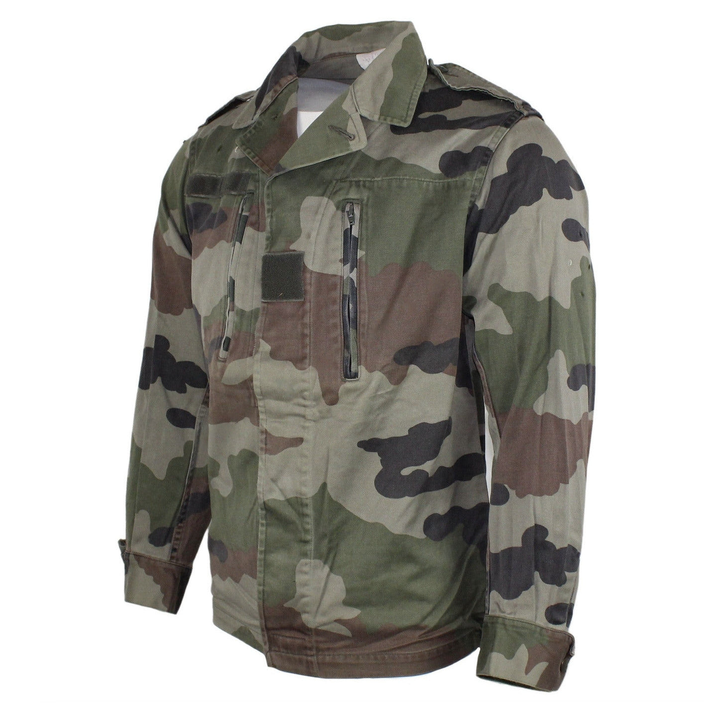 Genuine French Army F2 Combat Jacket Fatigue CE Camo Military Issue Surplus Used