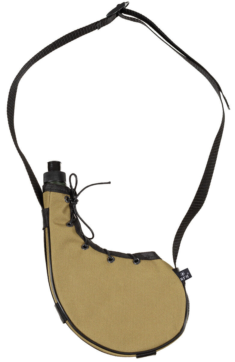 MFH Water Bottle Bota Tan Plastic