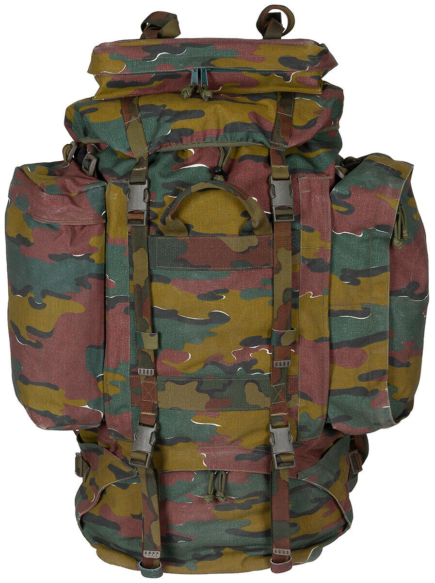 Original Belgian Army Backpack 120L Camo – Used