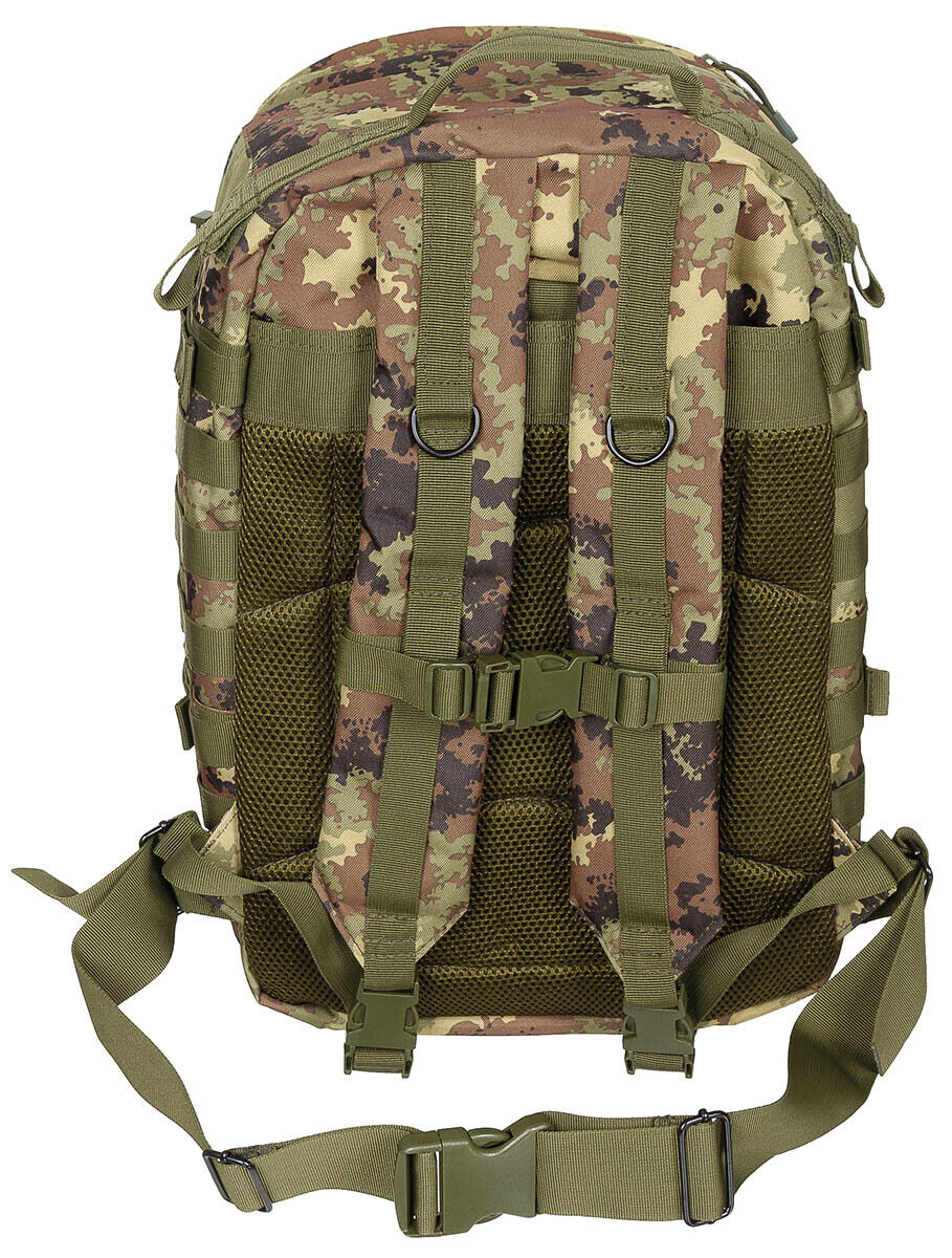 US 40L Backpack Assault II Tactical MOLLE Vegetato Airsoft MFH Brand