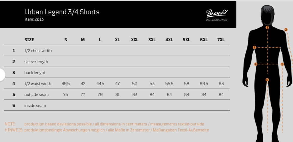 Brandit Urban Legend 3/4 Shorts Mens Army Style Military Combat Cargo Black