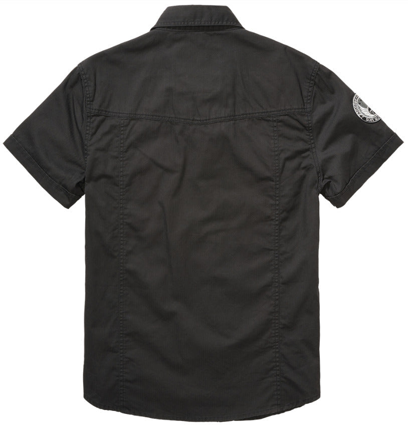 Brandit Luis Vintage Shirt Short Sleeve Stylish Urban Outdoor T-Shirts Black