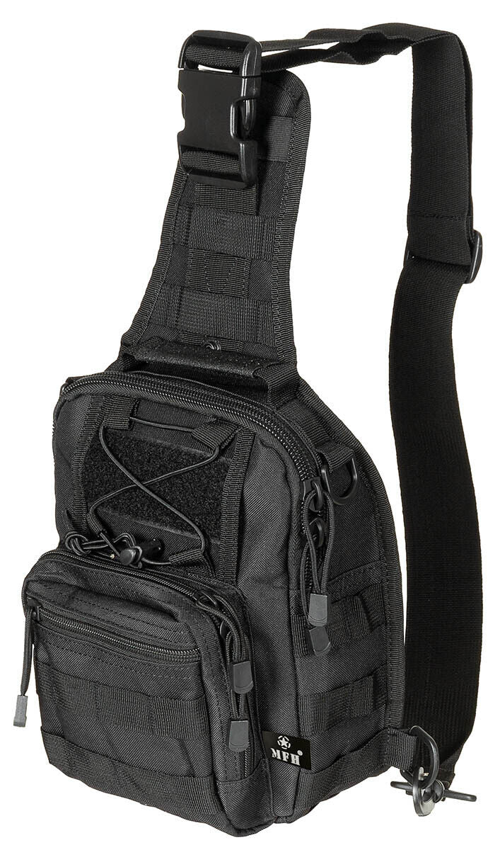 MFH MOLLE shoulder bag, black