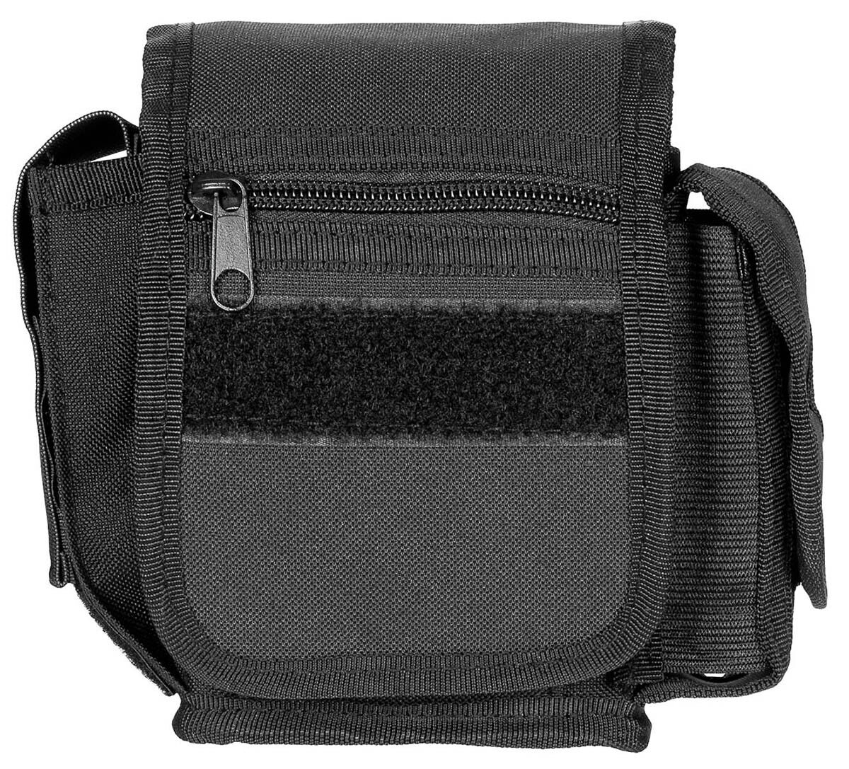 Military Army Outdoor Activities Belt Pouch With 3 Compartments  Black