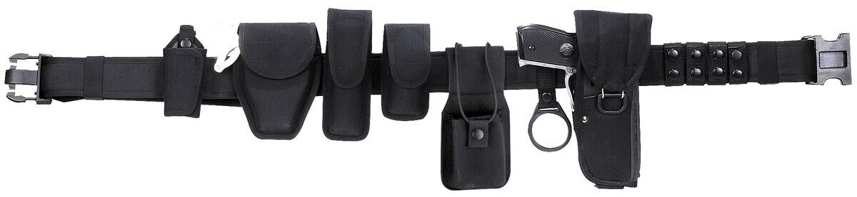 Extensive Belt System Security Nylon Black Durable Detachable Adjustable
