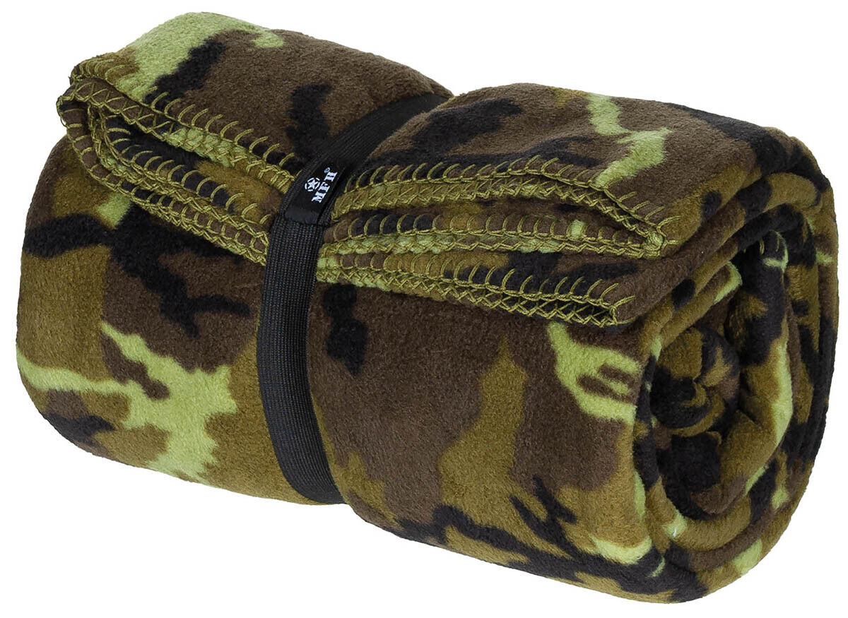 MFH Fleece Blanket M95 Czech Camo Ca. 200 X150 Cm M95