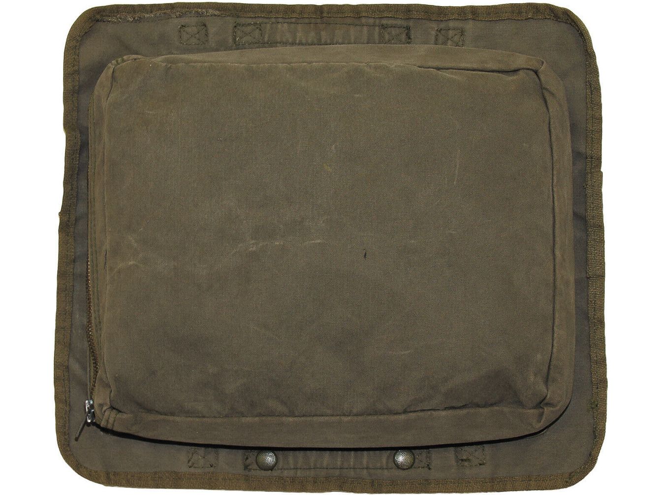 Original German Bundeswehr Army Military Pilot Survival Set Bag OD Green Used