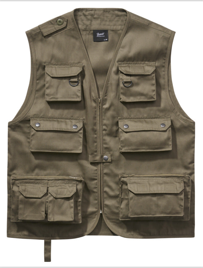 Brandit Hunting Military Vest Men Casual Hunting Fishing Camping Ranger Vest