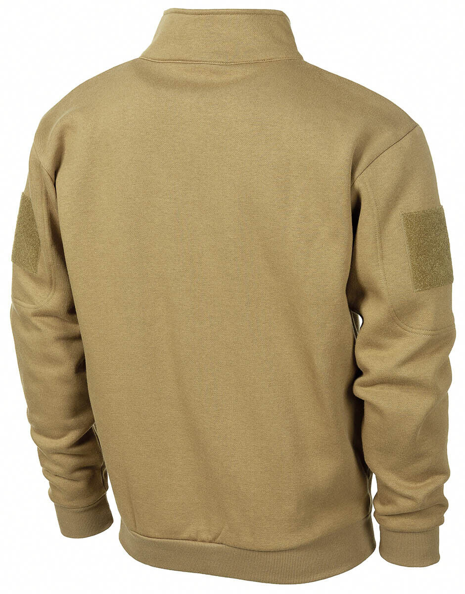 US Mens Tactical Combat Sweater Jacket Military Training Army Coyote Tan