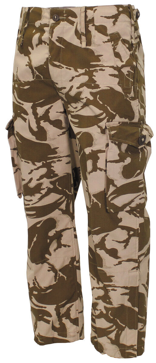 Original British Army Field Pants Desert Windproof DPM – Like New