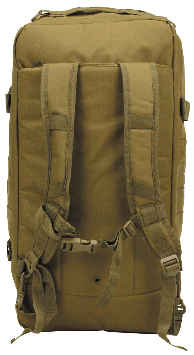 Outdoor Hiking Adjustable Backpack Bag Travel Coyote Tan Molle 48L