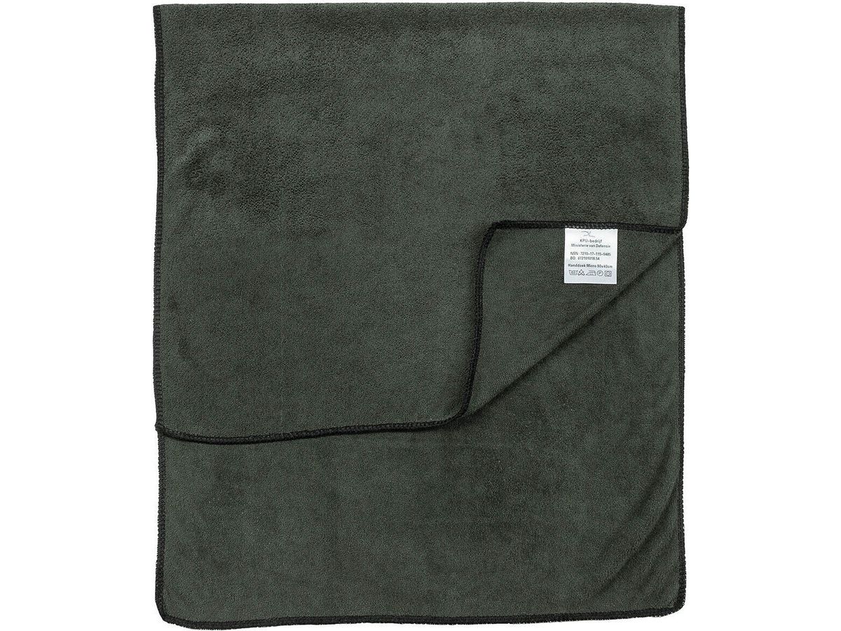 Original Dutch Army Military NL Towel Microfibre, OD Green Used