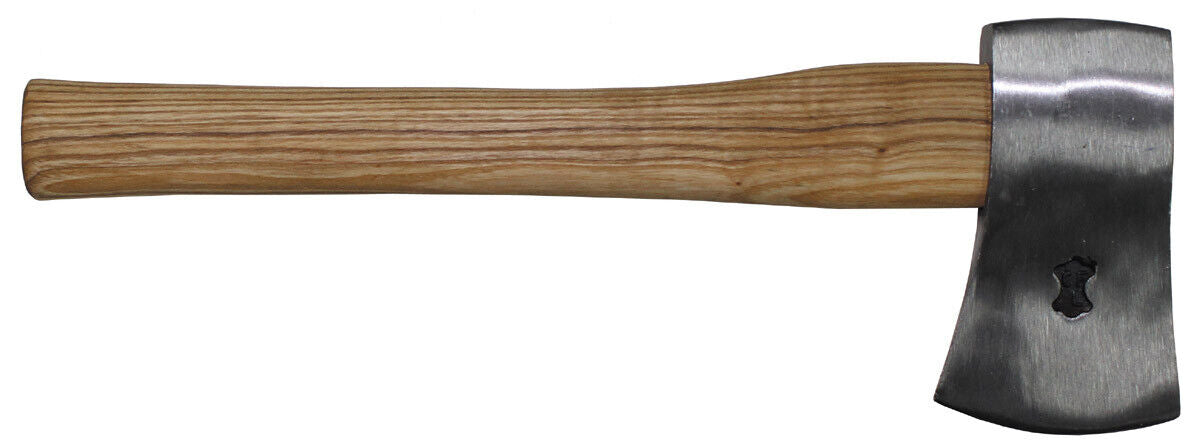 Small Axe Wooden Handle Hardened Steel Head Blade: 9 cm Length: 39 cm