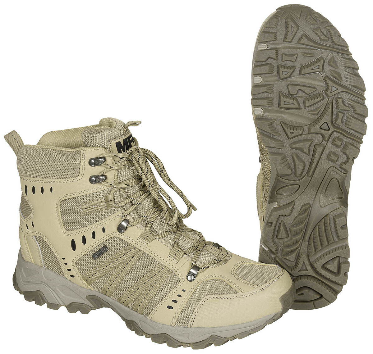 MFH Professional Combat Boots Tactical Tan