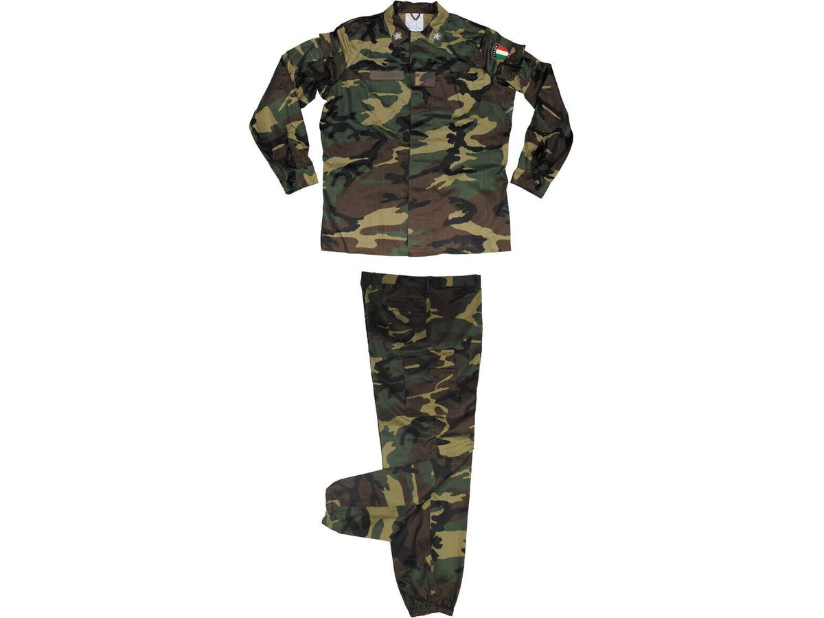 Original Italian Army Military Field Suit Camo Jacket And Pants New