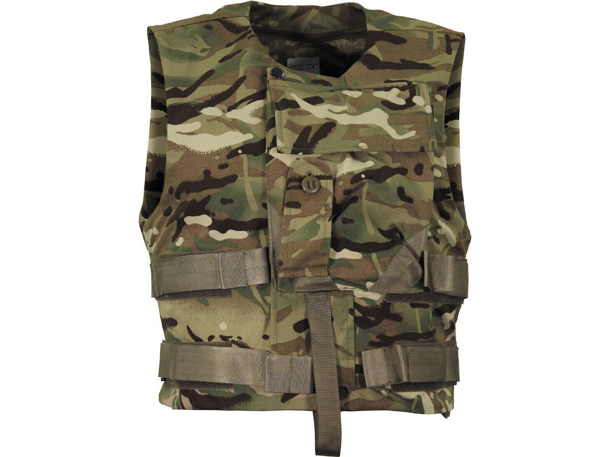 Original British Army Military GB Cover Combat Vest MTP