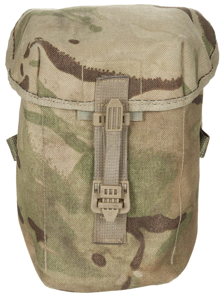 Original British Army Water Canteen Pouch Camo MTP – Used