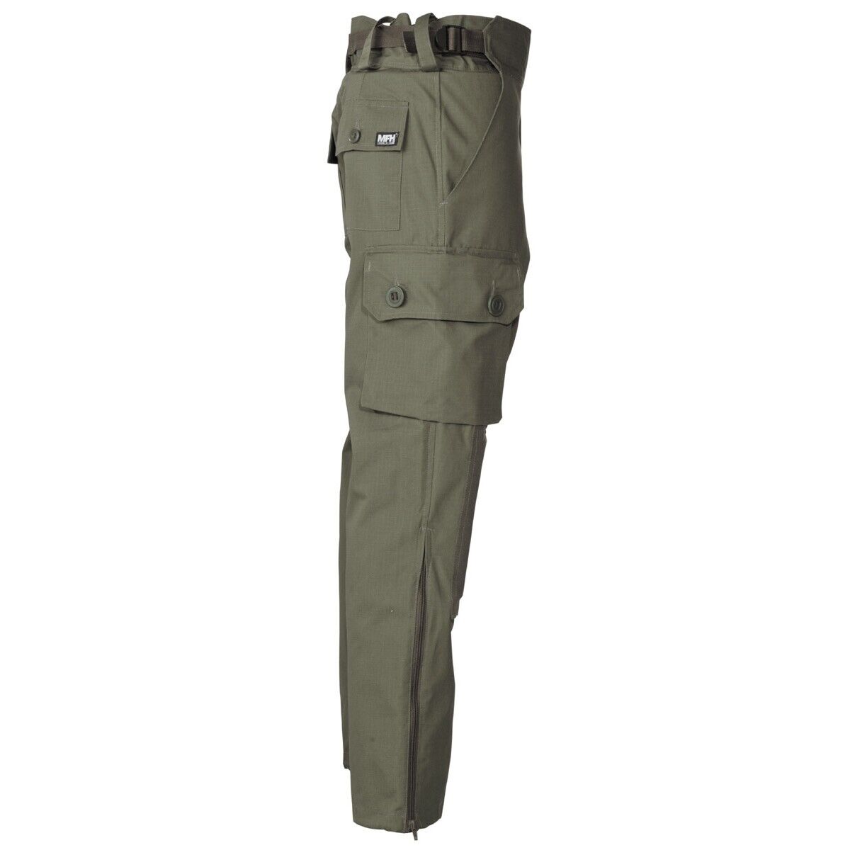 Army Battle Military Field Combat Trousers Commando Smock Rip Stop Green MFH