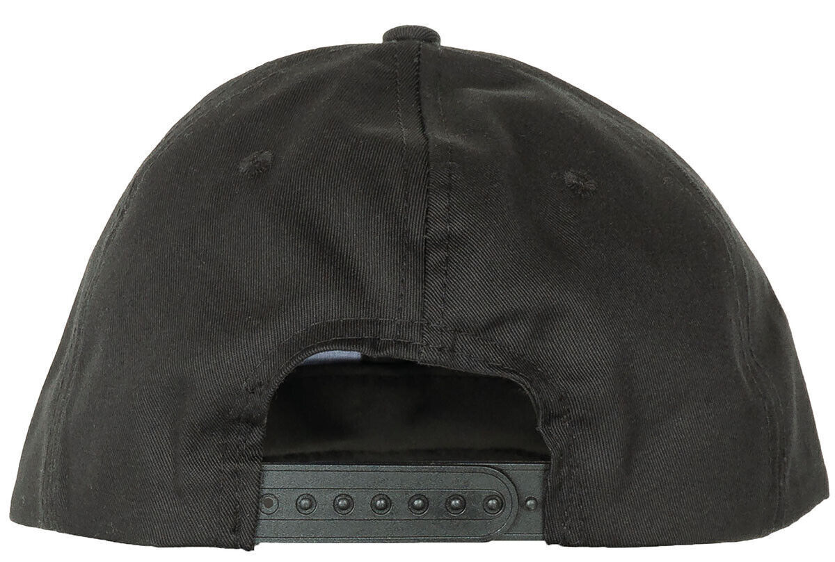 US Army Military Field Outdoor Cap With Loop Panels Size-adjustable Black