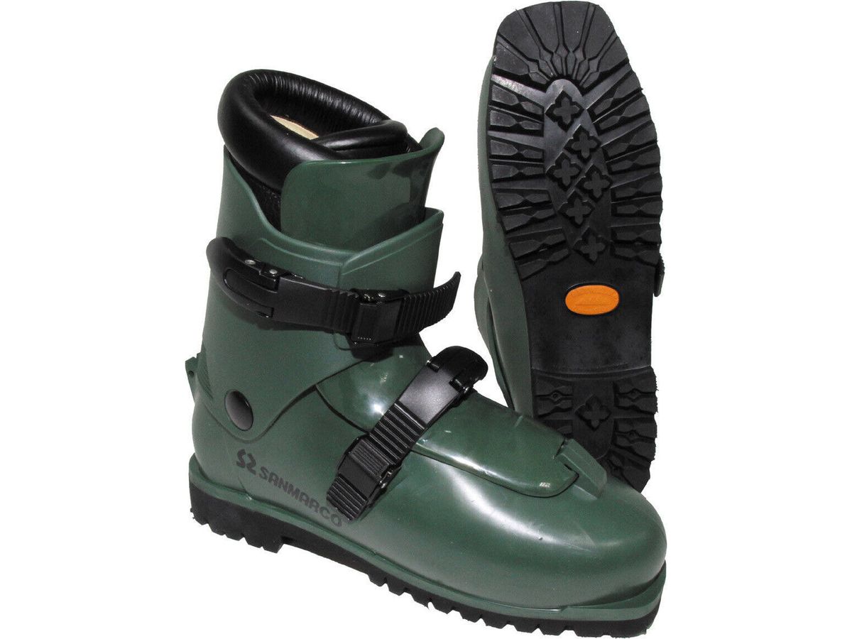 Original Italian Army Mountain Ski Hkiking Boots S2 SANMARCO Size US9 EU43