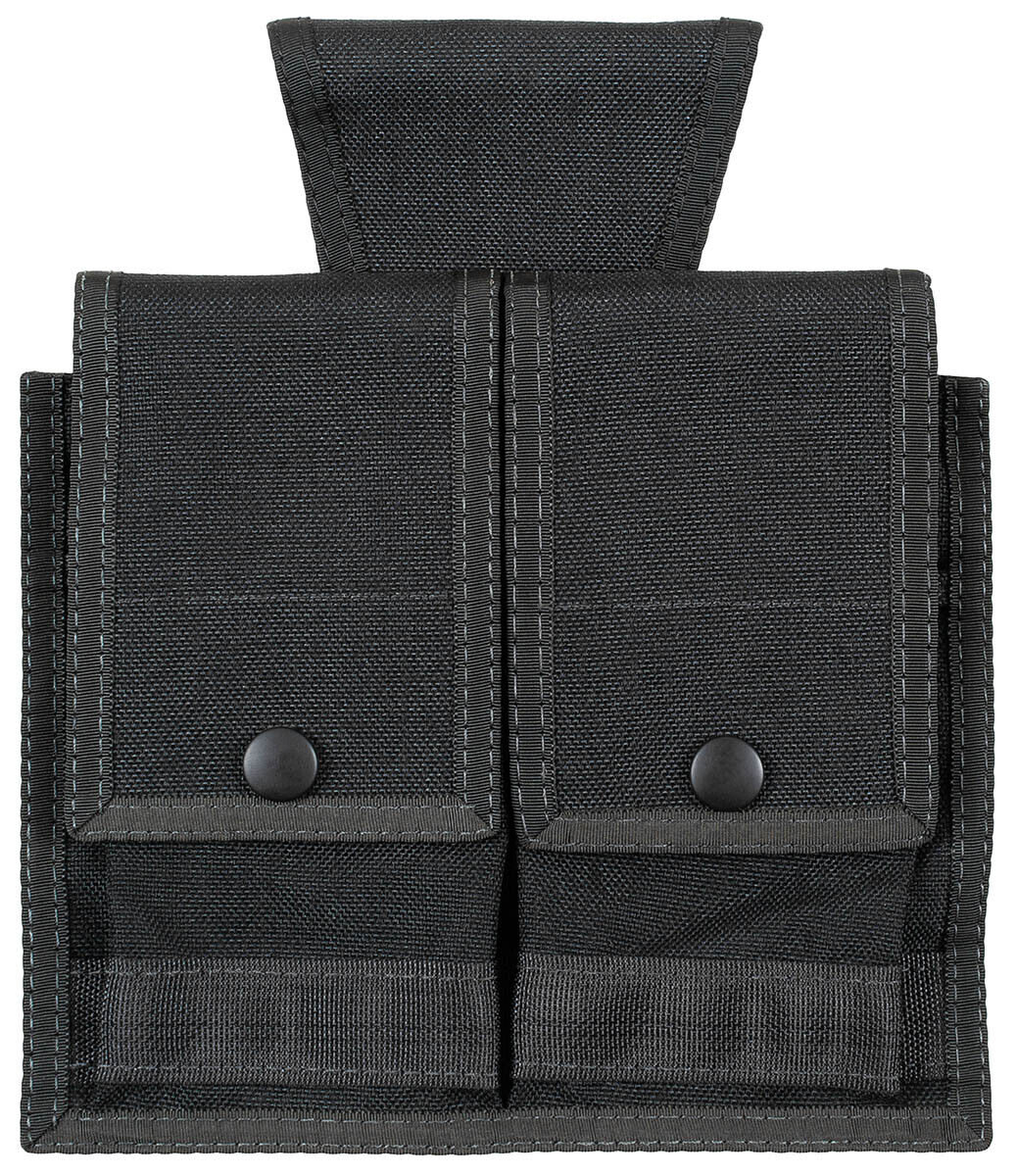 Original British Army Belt Pouch Police Double Black – Like New