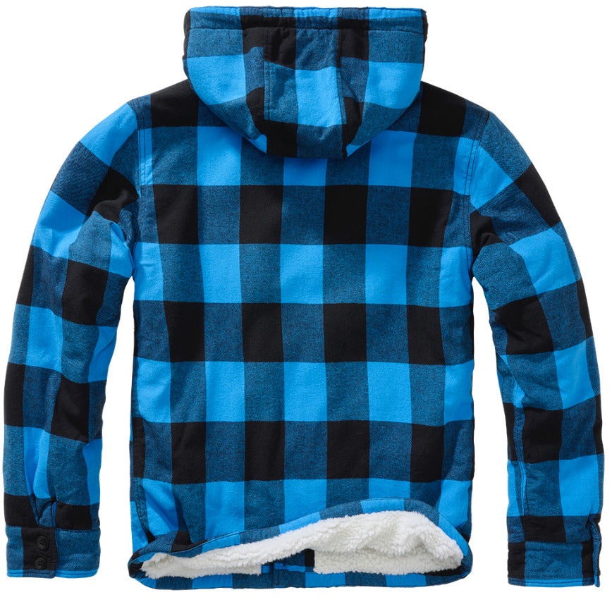 Brandit Lumberjacket Men's Jacket Hooded Outdoor Warm Stylish Blue/Black