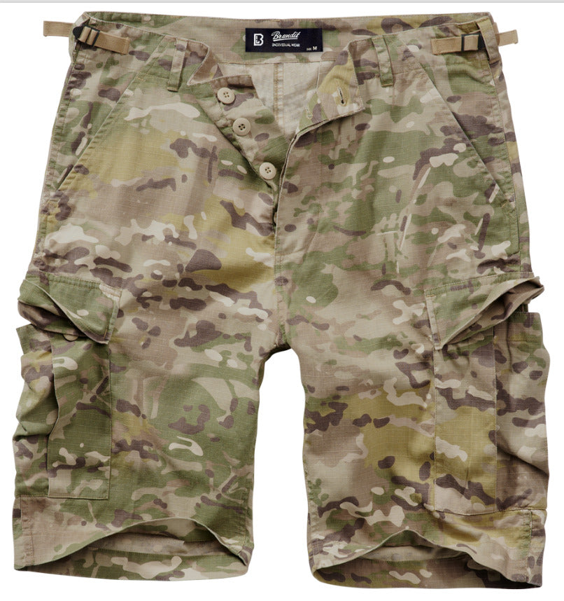 Brandit BDU Shorts Camo Combat Hiking Outdoor Summer Cotton Ripstop
