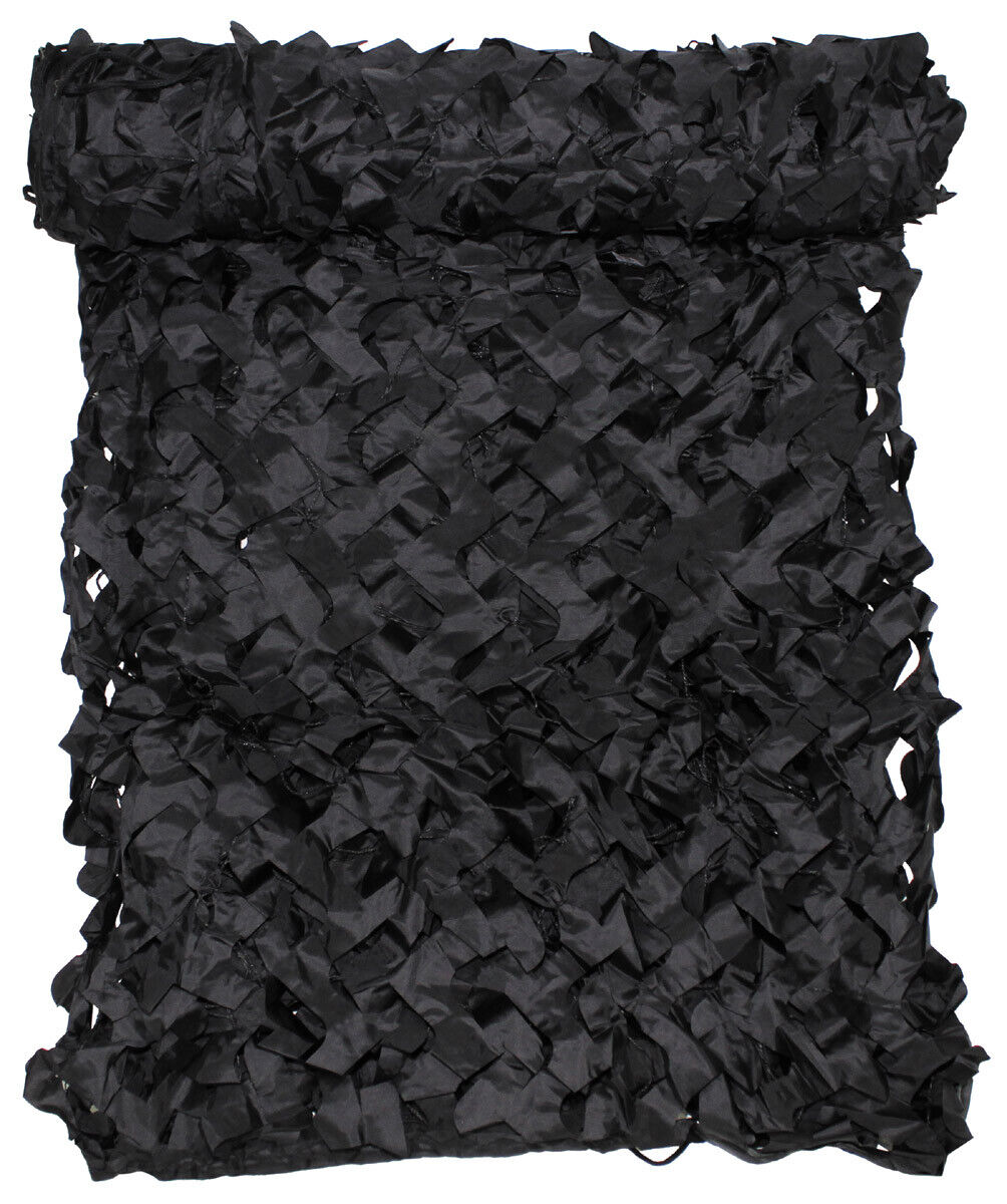 Military Army Camo Net With Carier Net  2x3m Basic Black