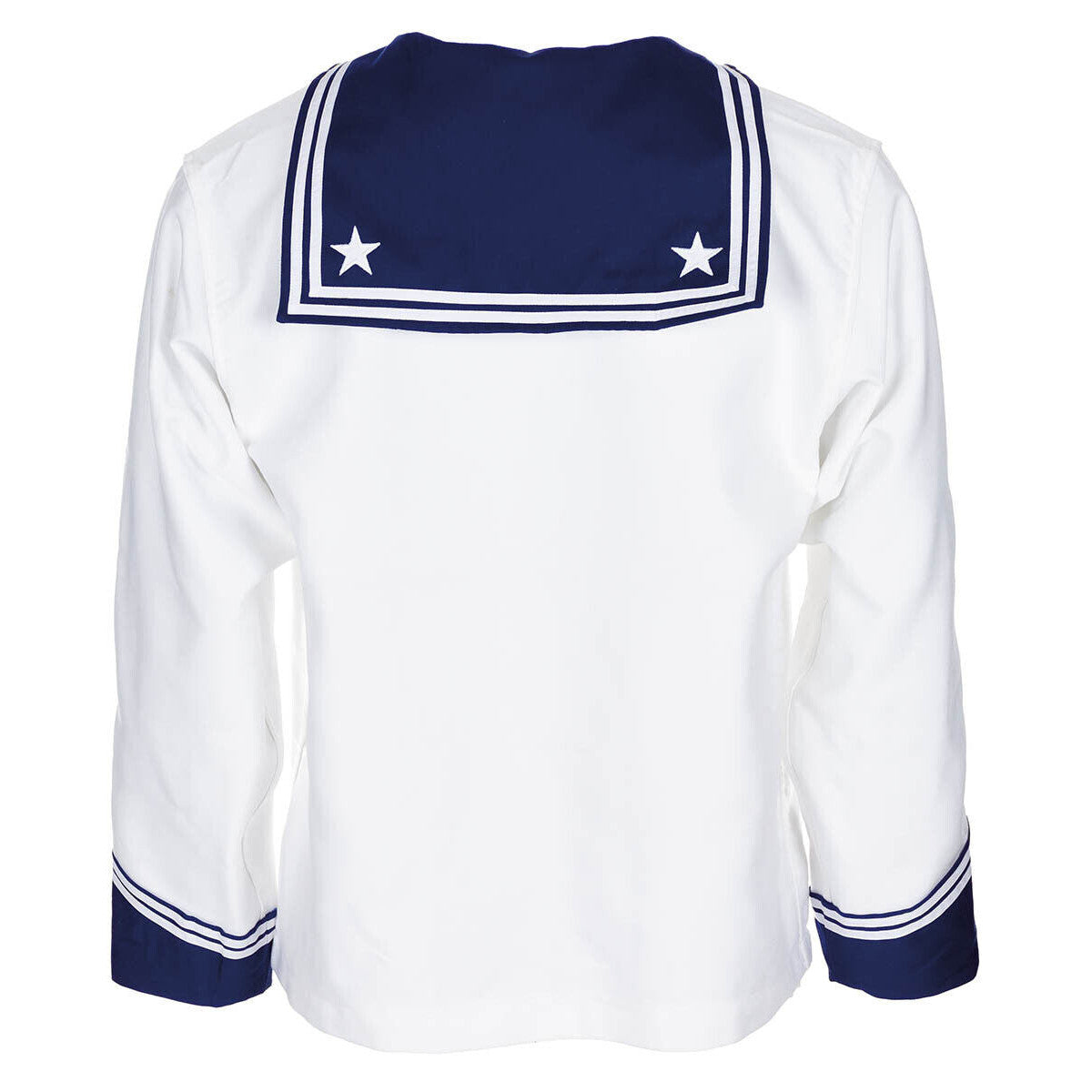 Original Italian Navy Military Army Long Sleeves Shirt White