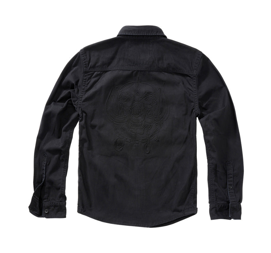 Brandit Motherhead Vintage Shirt Long Sleeve Urban Stylish Shirts Black