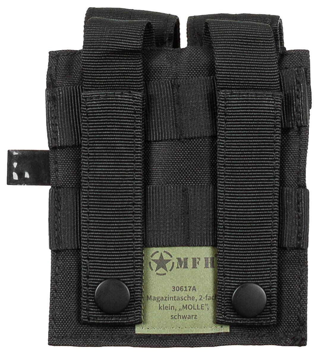 Military Equipment Combat Army Ammo Pouch Double Small MOLLE Black