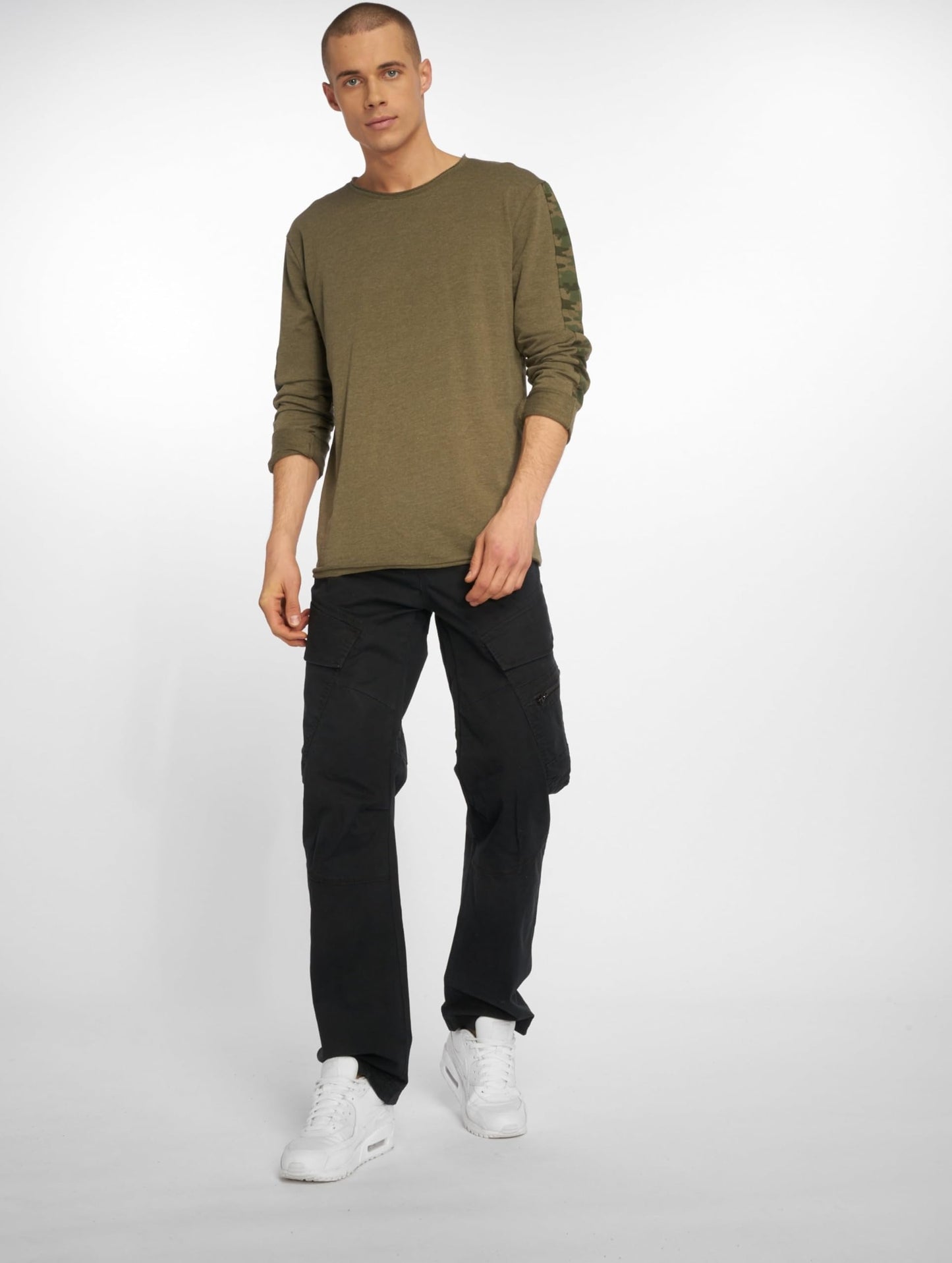 Brandit Men’s Adven Slim Fit Trousers Olive – Outdoor Cargo Pants