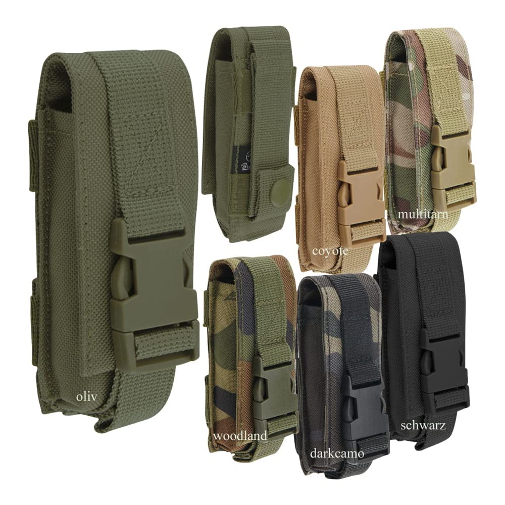 Brandit MOLLE Multi Pouches – Small/Medium/Large, 6 Colours, Tactical Belt Bags