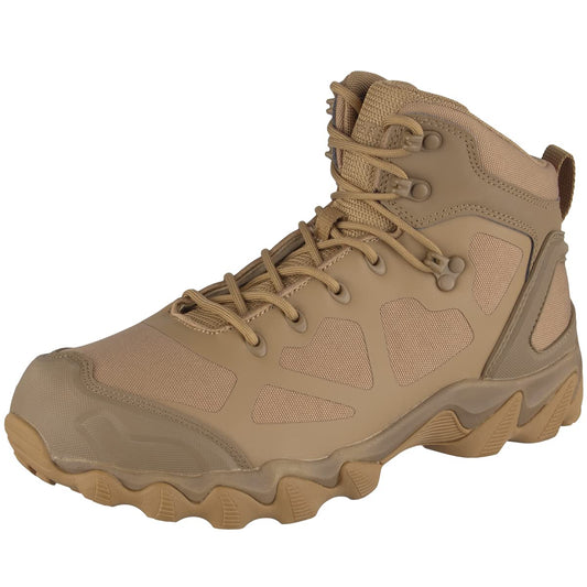 Mil-Tec Men’s Chimera Mid Boots Dark Coyote Tactical Waterproof Outdoor