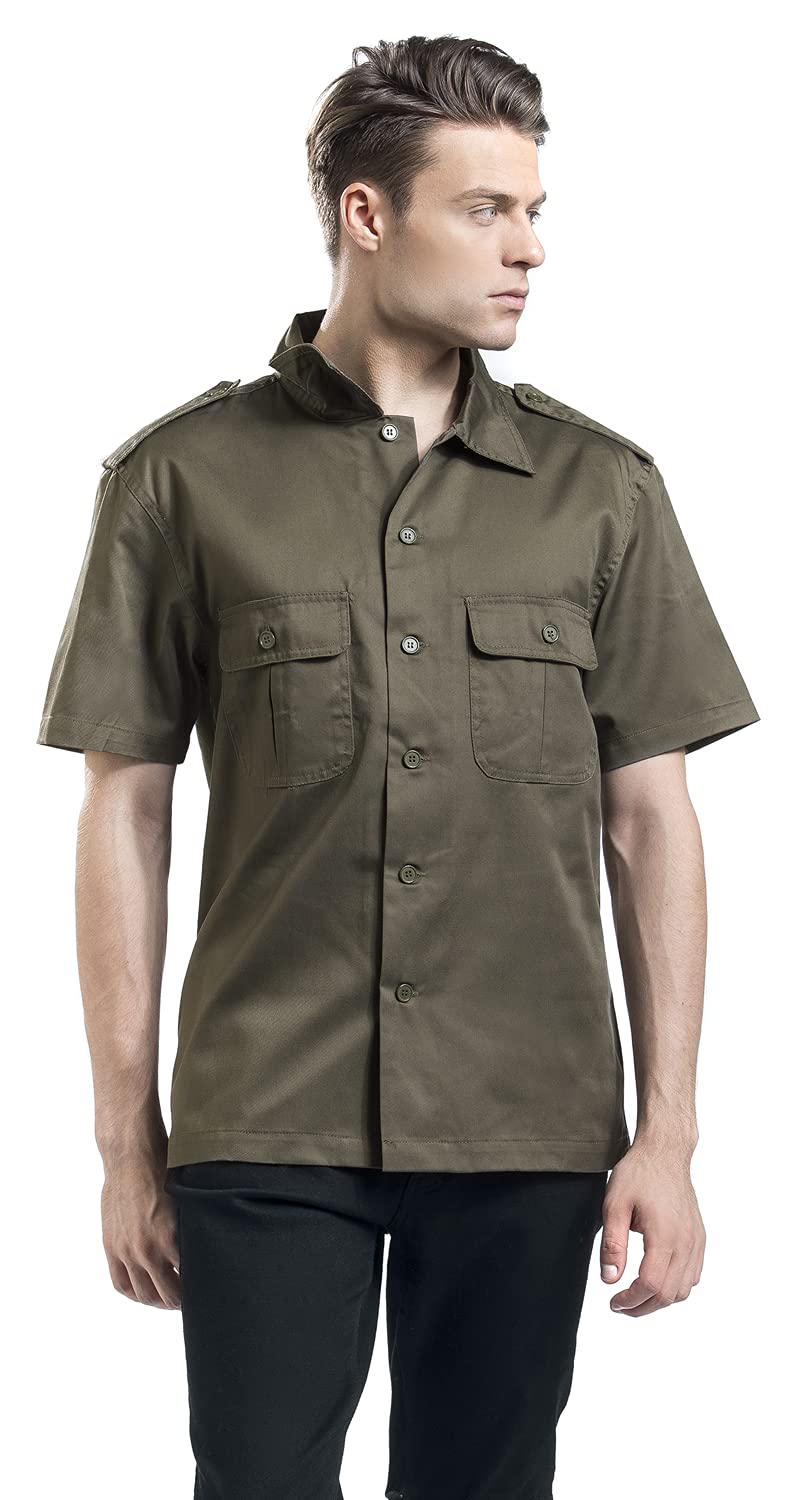 Brandit US Shirt Short Sleeve Olive