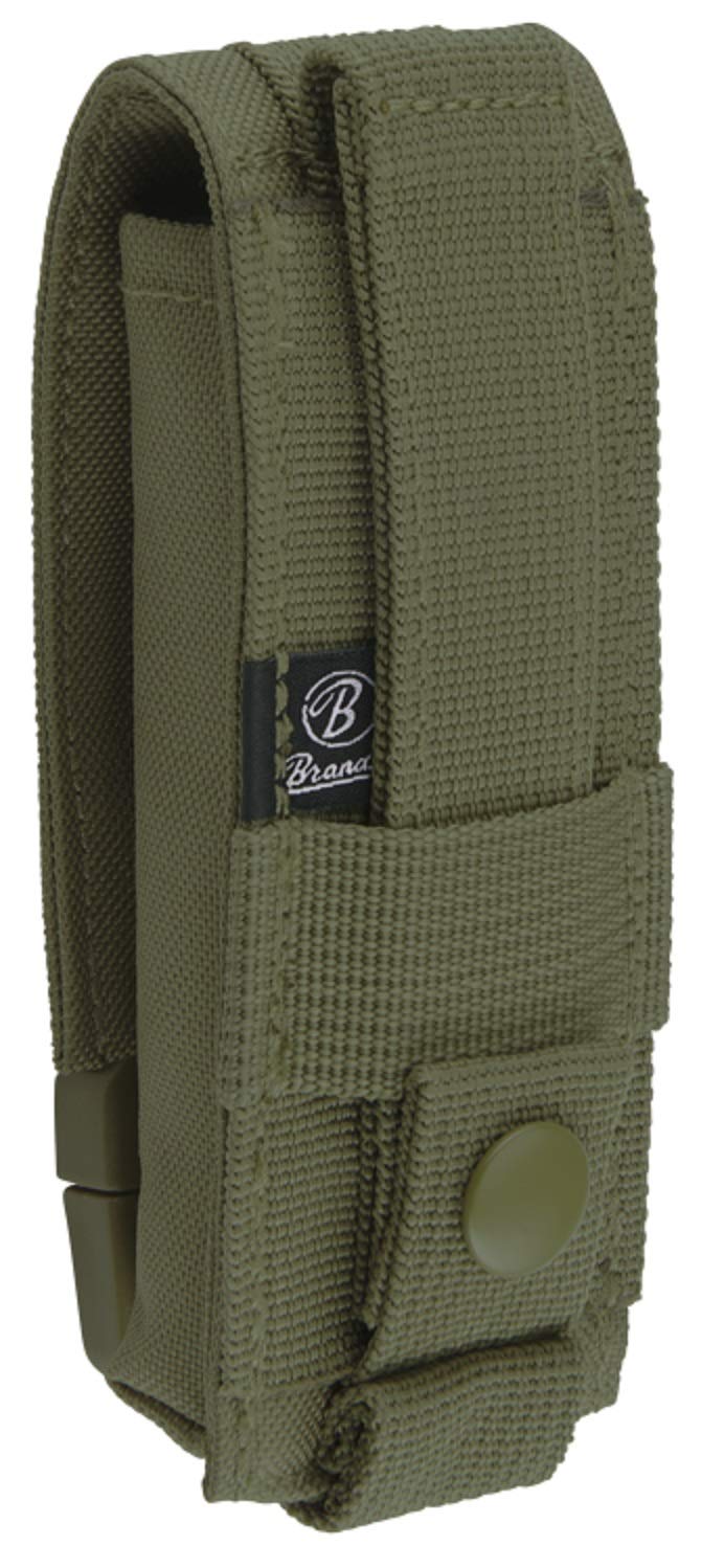 Brandit MOLLE Multi Pouch – Medium, Olive Green, Tactical Utility Bag