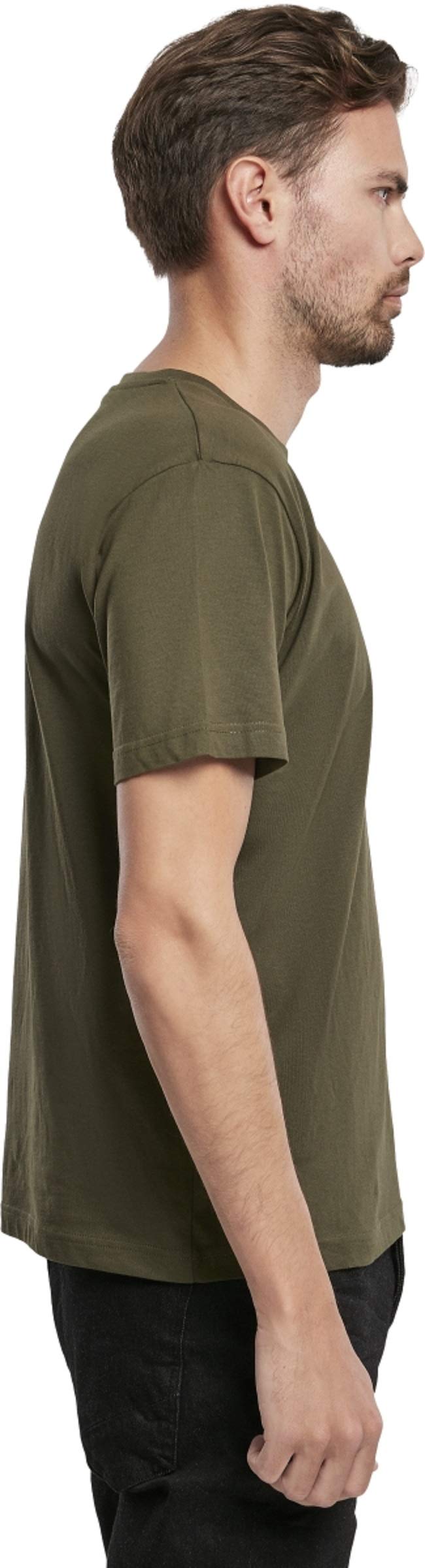 Brandit Men’s T-Shirt – Olive Cotton Crew Neck Casual Short Sleeve Top, Size 3XL